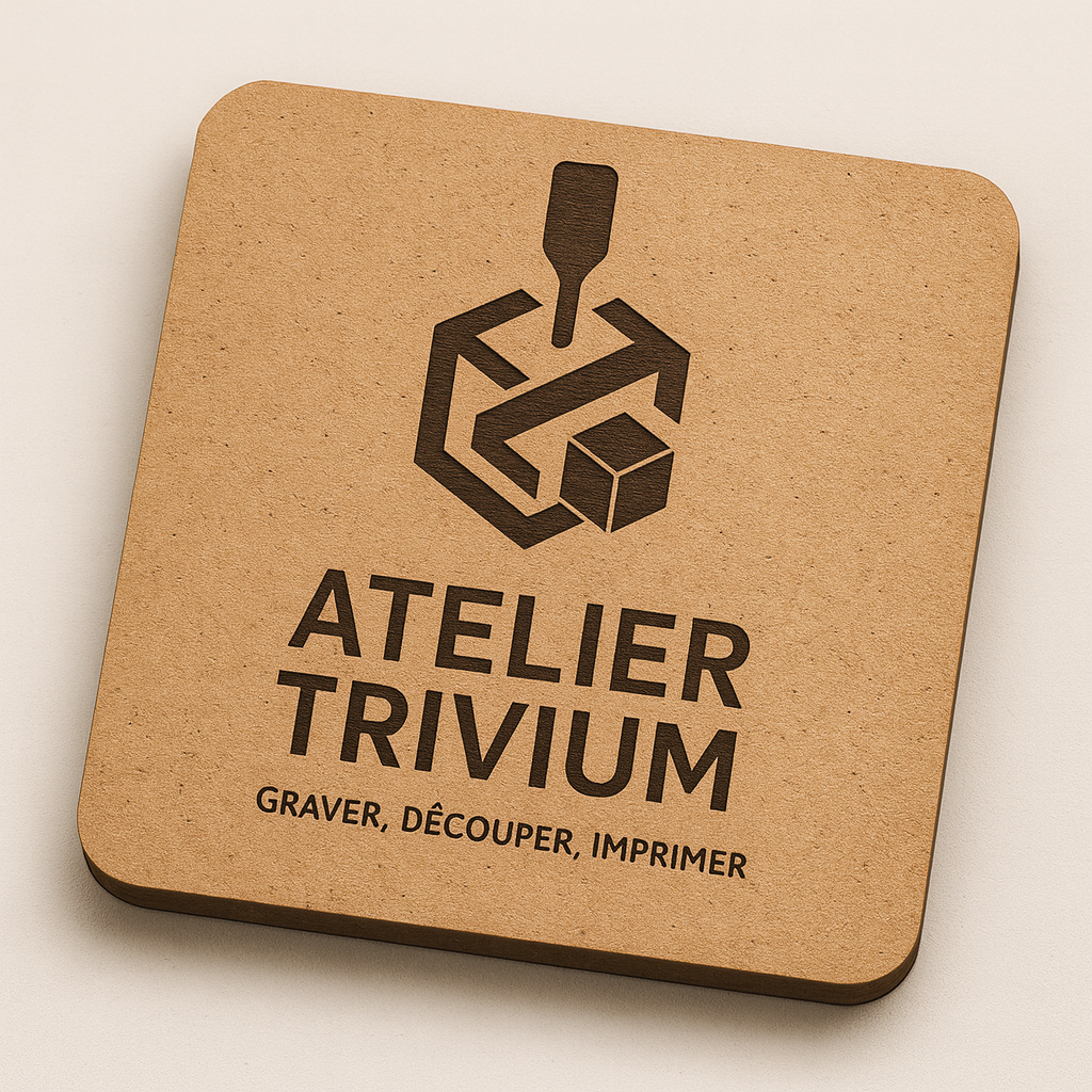 Sous-verres gravés (x4)
