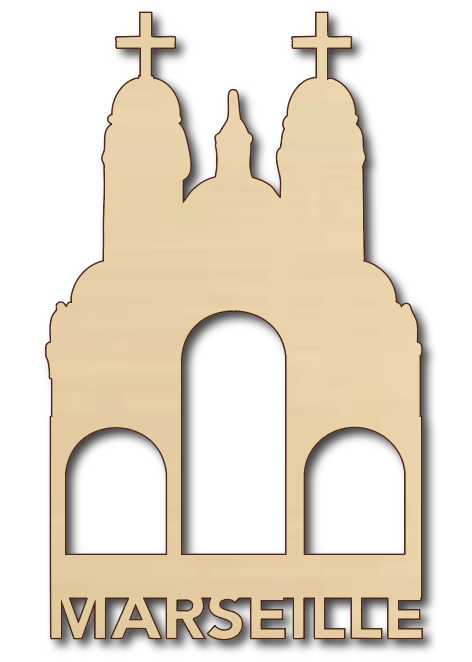 La Major Marseille sur bois