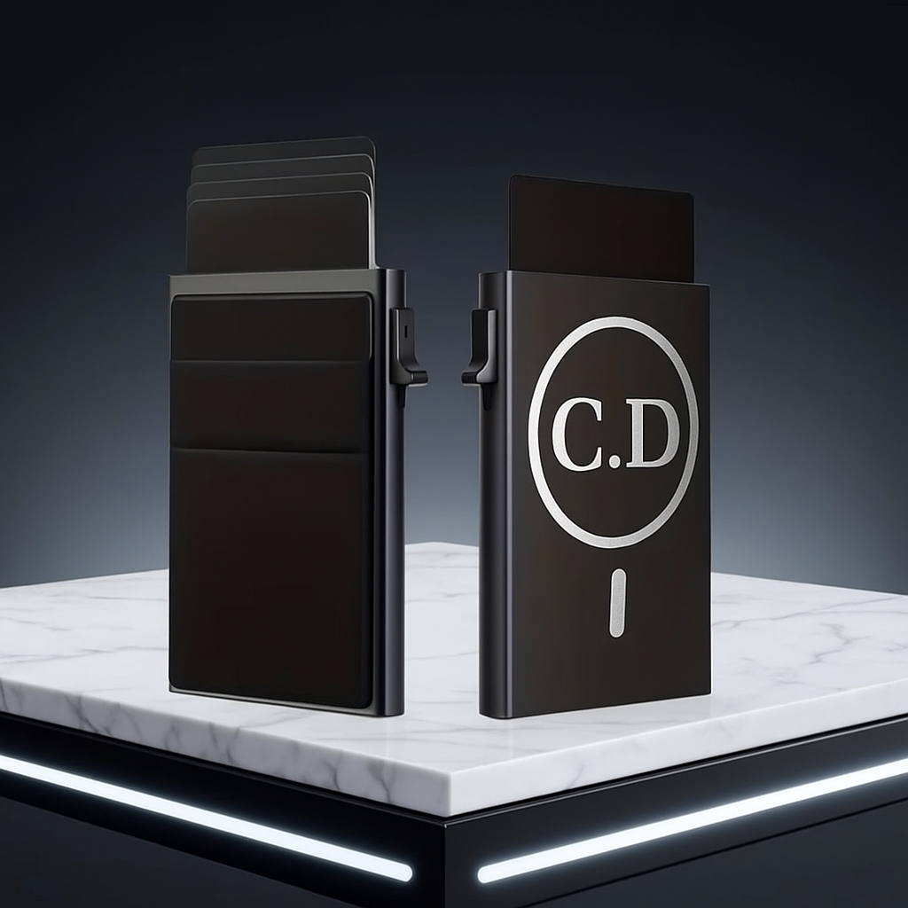 Porte-cartes Magnétique Mince avec Blocage RFID