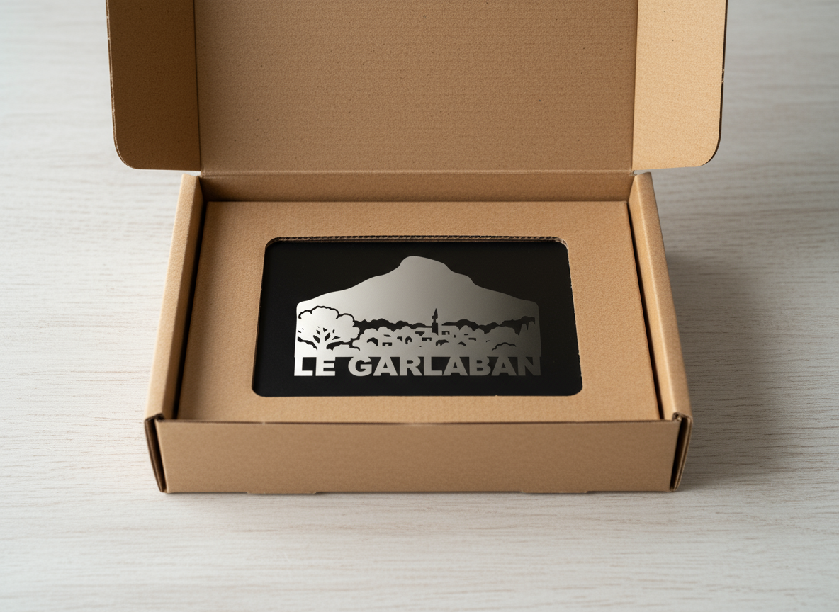 carte metal skyline marseille aubagne le garlaban