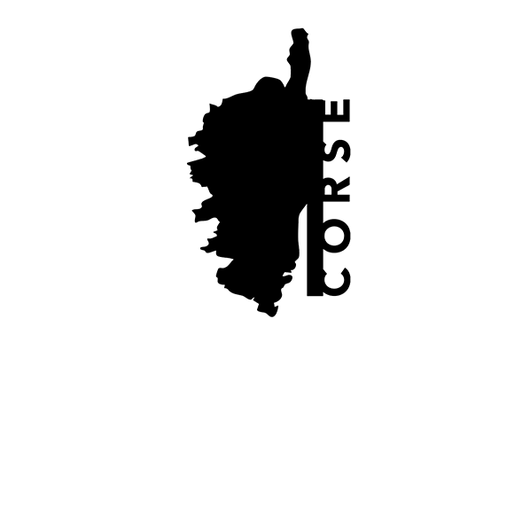 Décoration Murale Skyline Corse – Plexiglas Noir Brillant (13 x 23 cm – Épaisseur 3 mm)